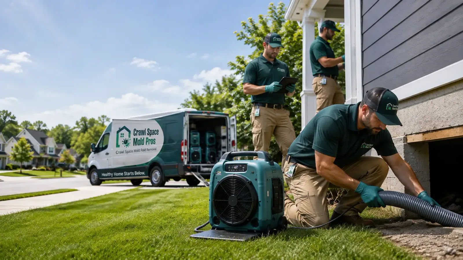 Crawl Space Mold Removal in Wheatfield, IN